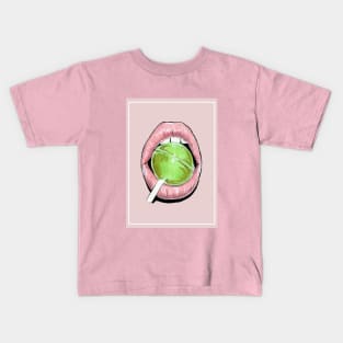 Green Lollipop Kids T-Shirt